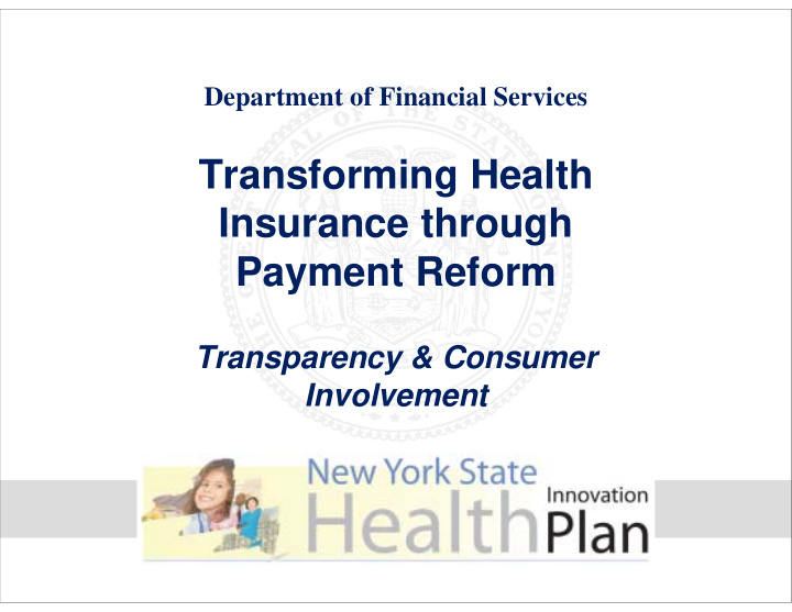transforming health insurance through payment reform