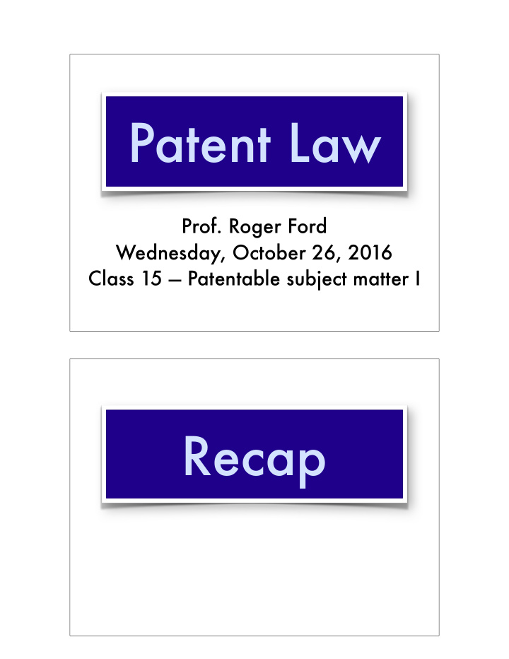 patent law