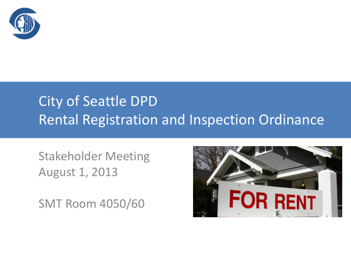 rental registration and inspection ordinance