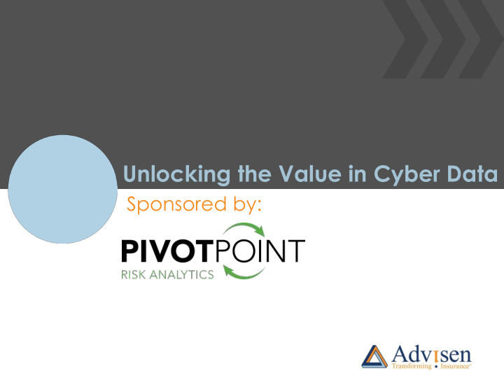 unlocking the value in cyber data