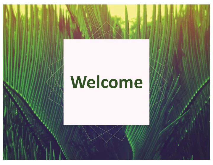 welcome prelude