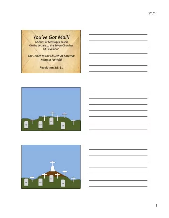 Youve  Got  Mail!    A  Series  of  Messages  Based    On  the