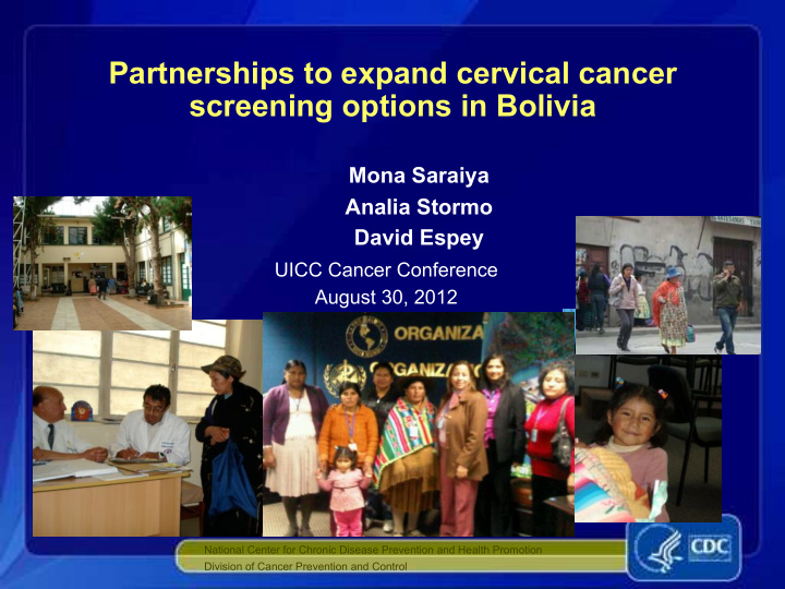 partnerships to expand cervical cancer screening options