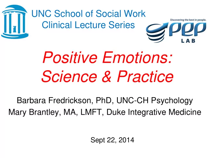 positive emotions