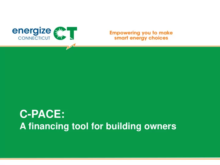 c pace