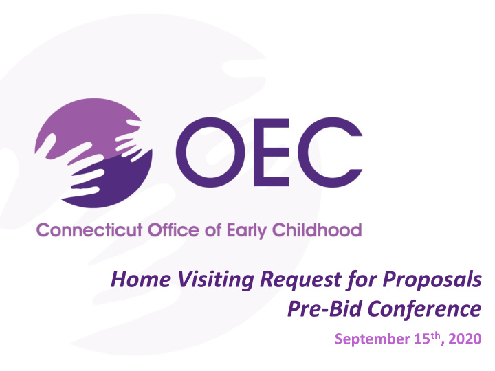 home visiting request for proposals pre bid conference