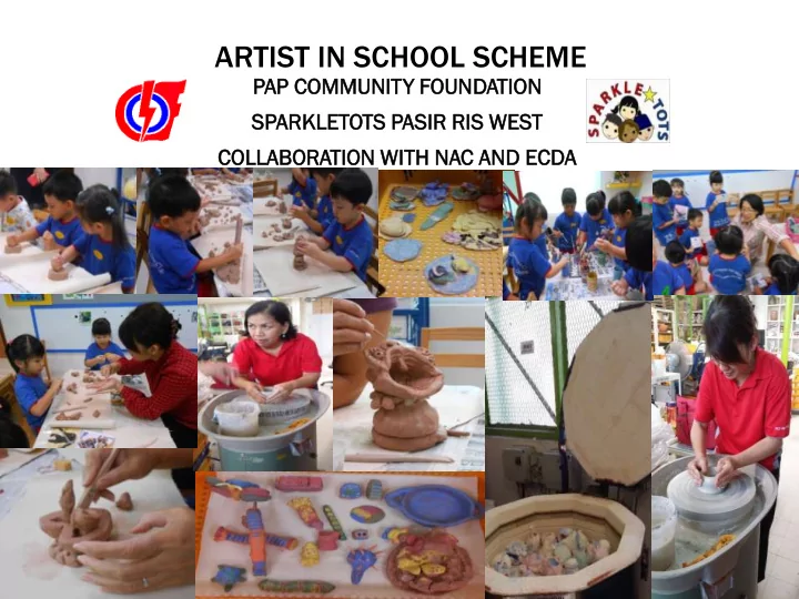 artist in school scheme