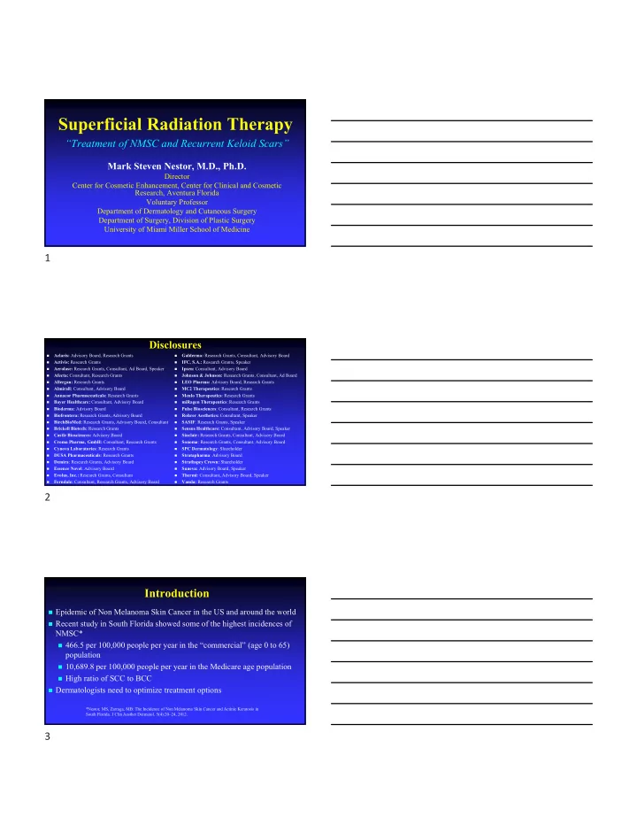 superficial radiation therapy