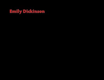 Emily Dickinson 08.11.10 || English 2327: American Literature I  || D. Glen Smith, instructor