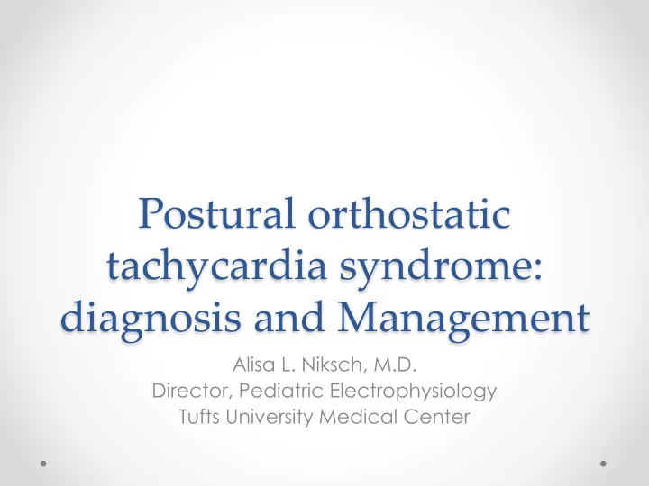 postural orthostatic