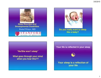 What goes through your mind  when you hear this??  Your sleep is a reflection of  your life  1