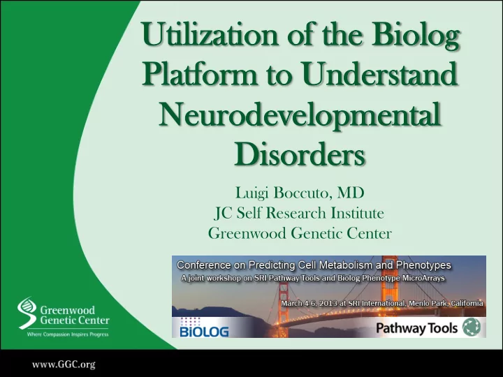 utilization o of t the biolog biolog platform t to u