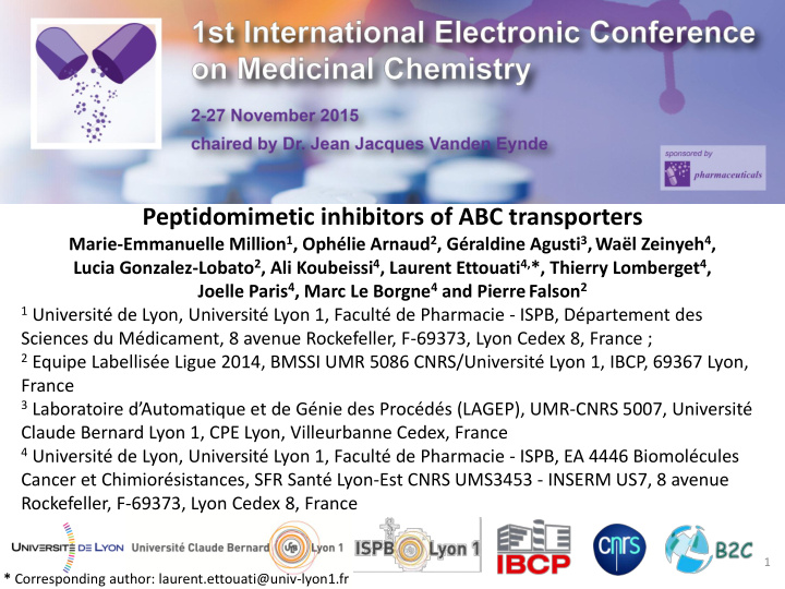 peptidomimetic inhibitors of abc transporters