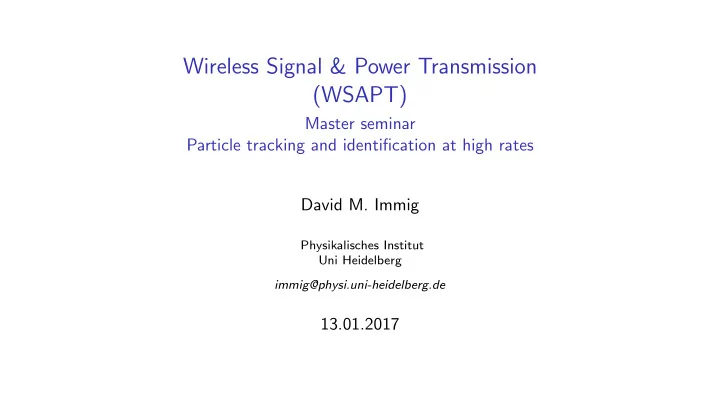 wireless signal power transmission wsapt