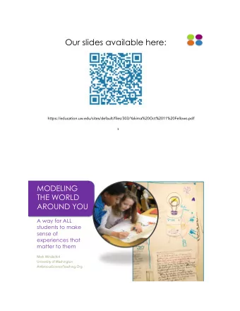 Our slides available here: