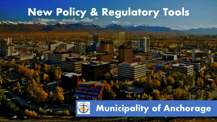 new policy amp regulatory tools