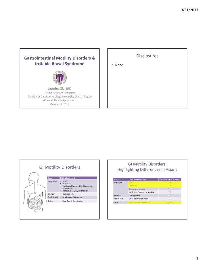 disclosures