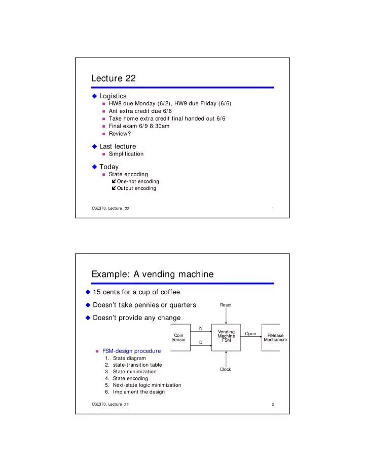 lecture 22