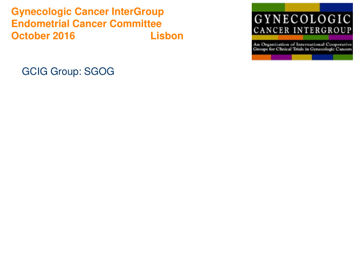 endometrial cancer committee