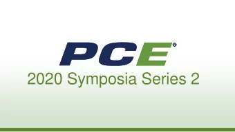 2020 Symposia Series 2  2020 Vision: Implementing the New  ADA 2020 Guidelines for GLP-1 RAs  in