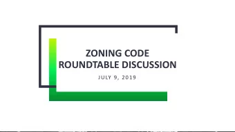 ROUNDTABLE DISCUSSION  JULY 9, 2019  AGENDA  Introductions and Opening Statements  RPC