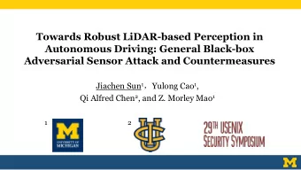 Towards Robust LiDAR-based Perception in  Autonomous Driving: General Black-box  Adversarial Sensor