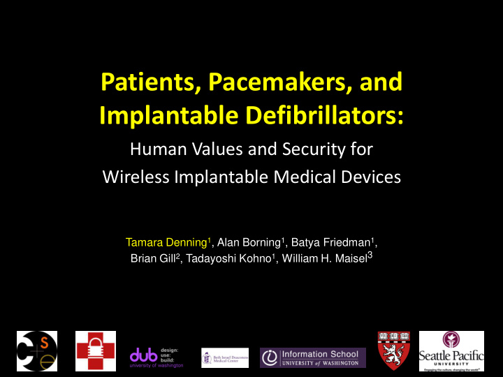 patients pacemakers and