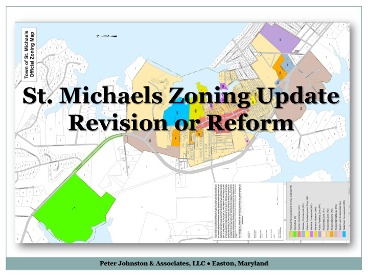 st michaels zoning update revision or reform