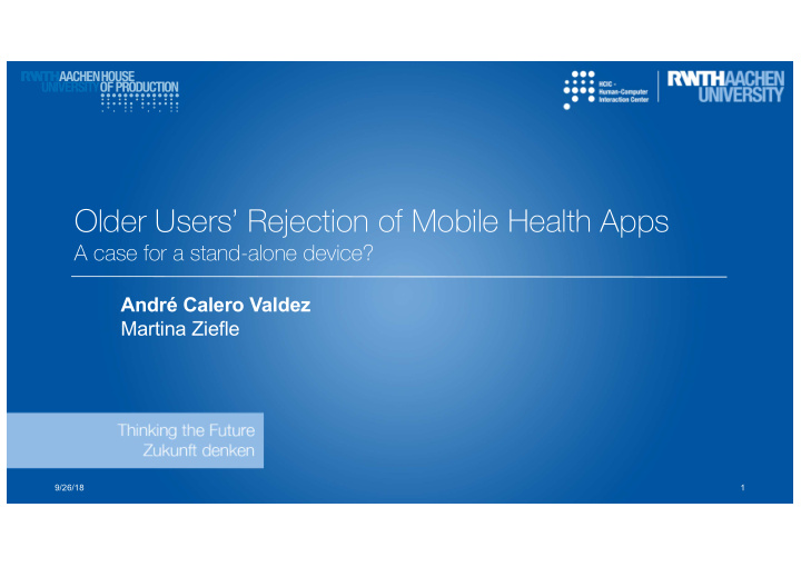 older users rejection of mobile health apps