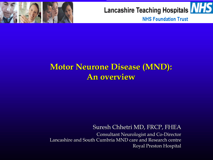 motor neurone disease mnd an overview