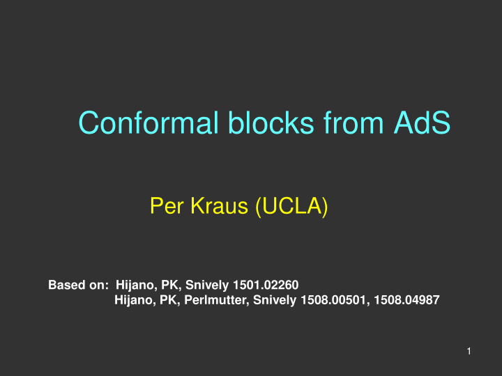 conformal blocks from ads