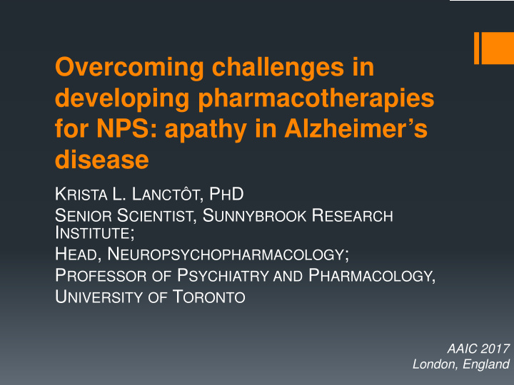 overcoming challenges in developing pharmacotherapies for