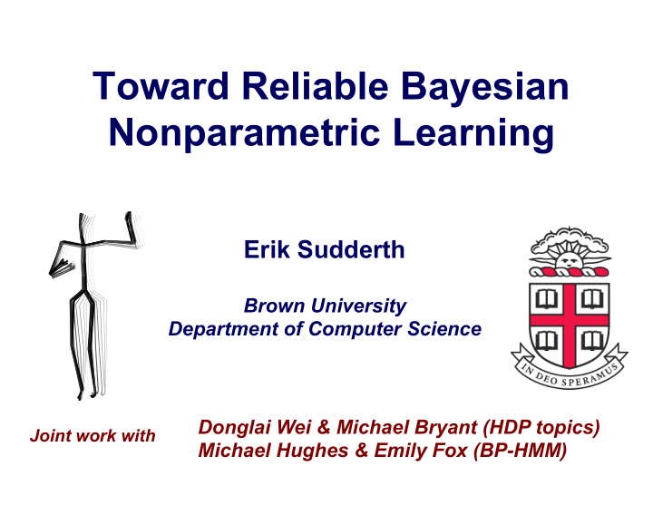 toward reliable bayesian