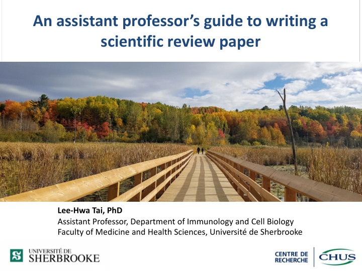 an assistant professor s guide to writing a scientific