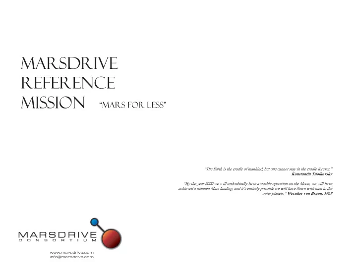 marsdrive reference