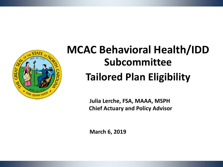 mcac behavioral health idd
