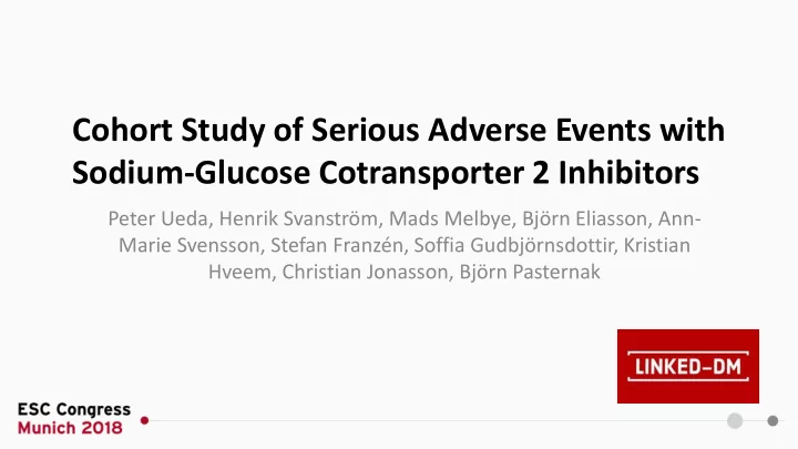 sodium glucose cotransporter 2 inhibitors