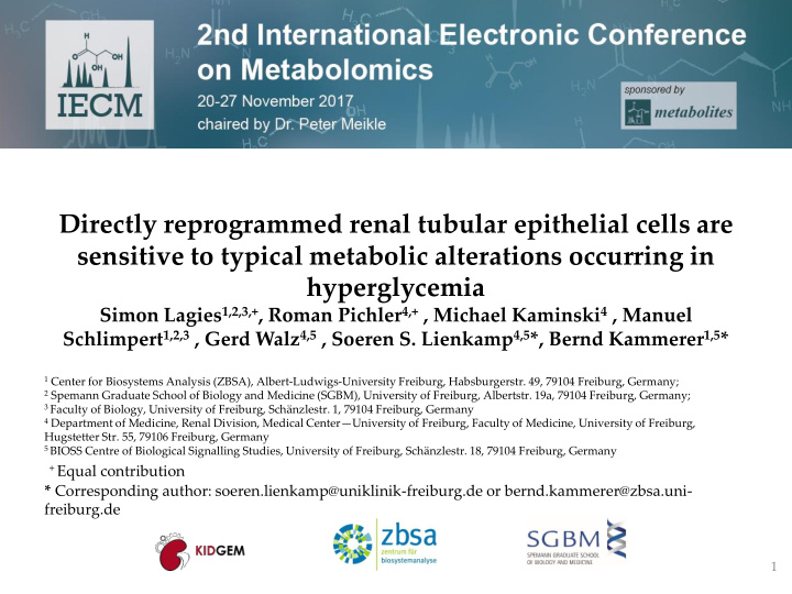 directly reprogrammed renal tubular epithelial cells are