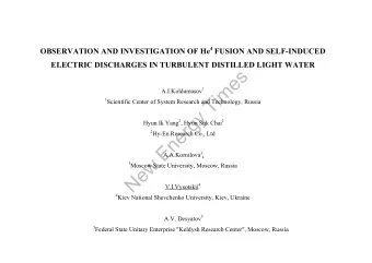 s  e  m A.I.Koldamasov 1  i  T 1 Scientific Center of System Research and Technology, Russia  y  g