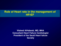 role of heart rate in the management of hfref