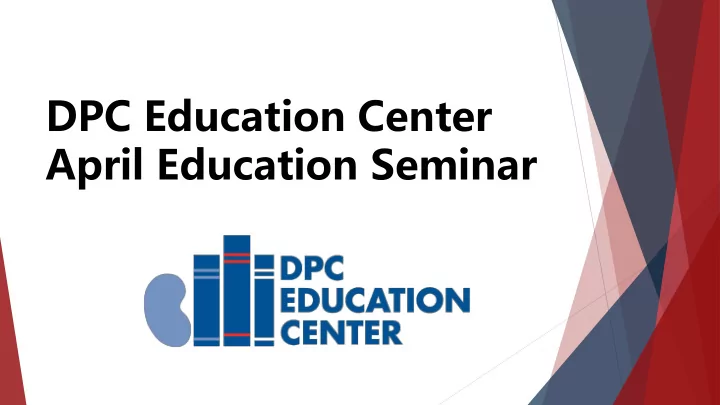 april education seminar a livable lovable
