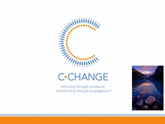 Jacques Genest, Rob Welsh    Evidence-Based Marketing    National CPG Committee