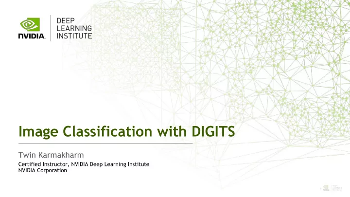 image classification with digits