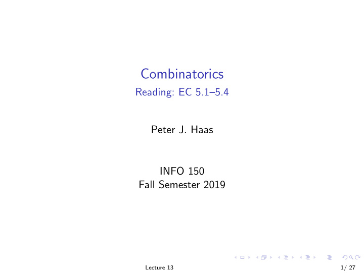 combinatorics