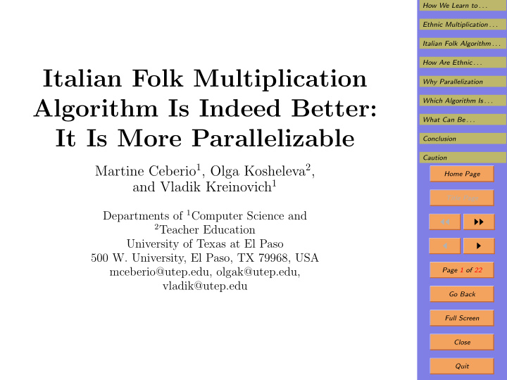 italian folk multiplication