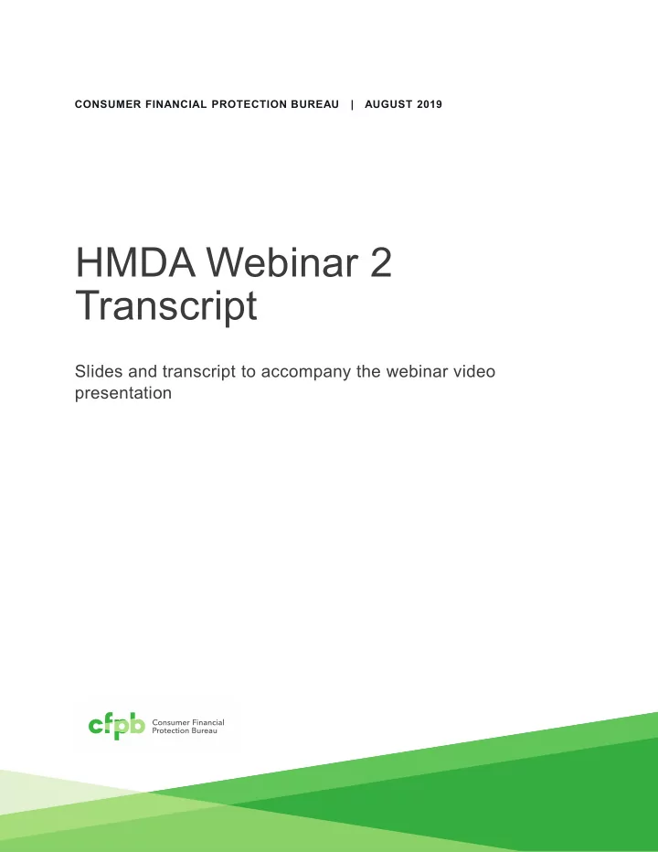 hmda webinar 2 transcript