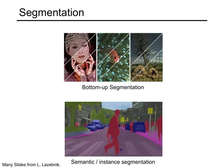 segmentation