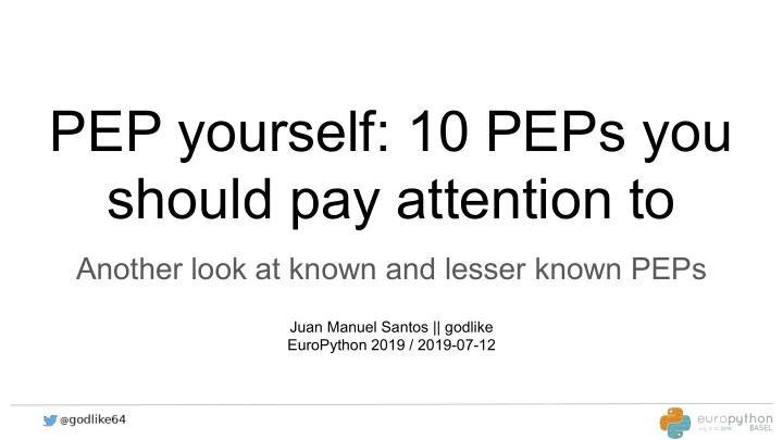 pep yourself 10 peps you should pay attention to