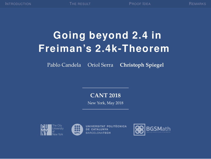 going beyond 2 4 in freiman s 2 4k theorem