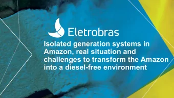 Isolated generation systems in  Amazon, real situation and  challenges to transform the Amazon